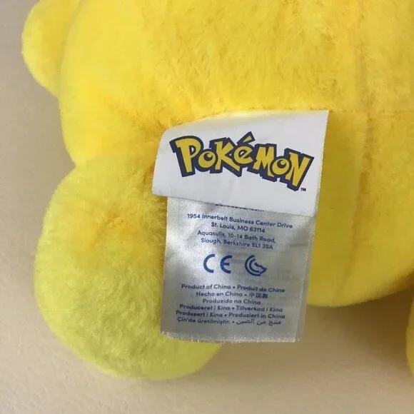 Build A Bear Workshop Pokemon Pikachu Plush Stuffed Large 17" Toy 2017 Authentic - Picture 4 of 6